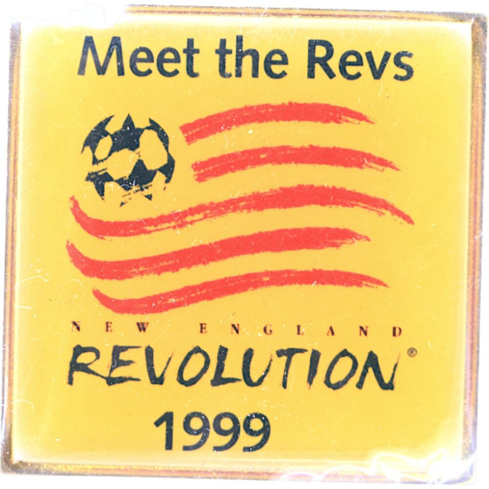 New England Revolution 1999 Meet the Revs MLS Vintage Pin *NEW*